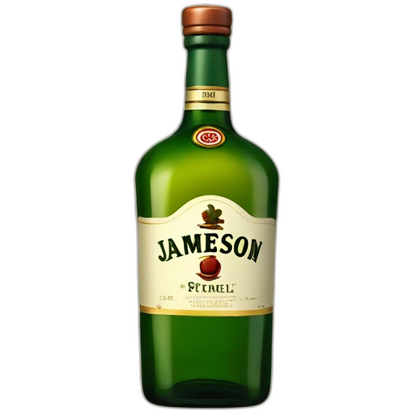 Jameson Irish whiskey bottle emoji