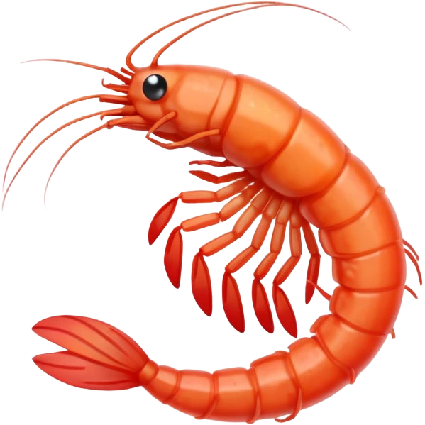 Shrimp that is sad emoji