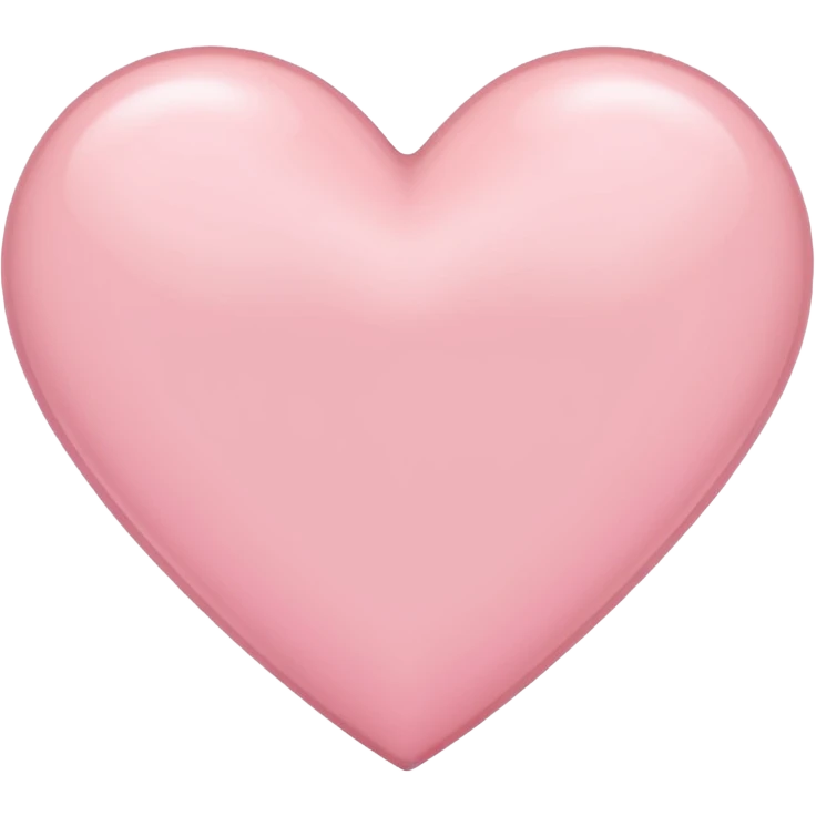 light pink heart emoji