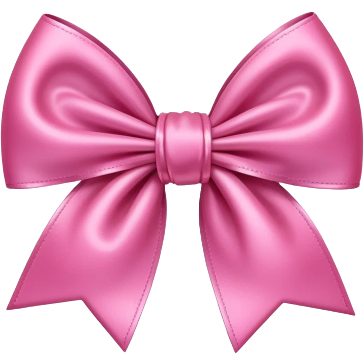 Cute pink bow emoji