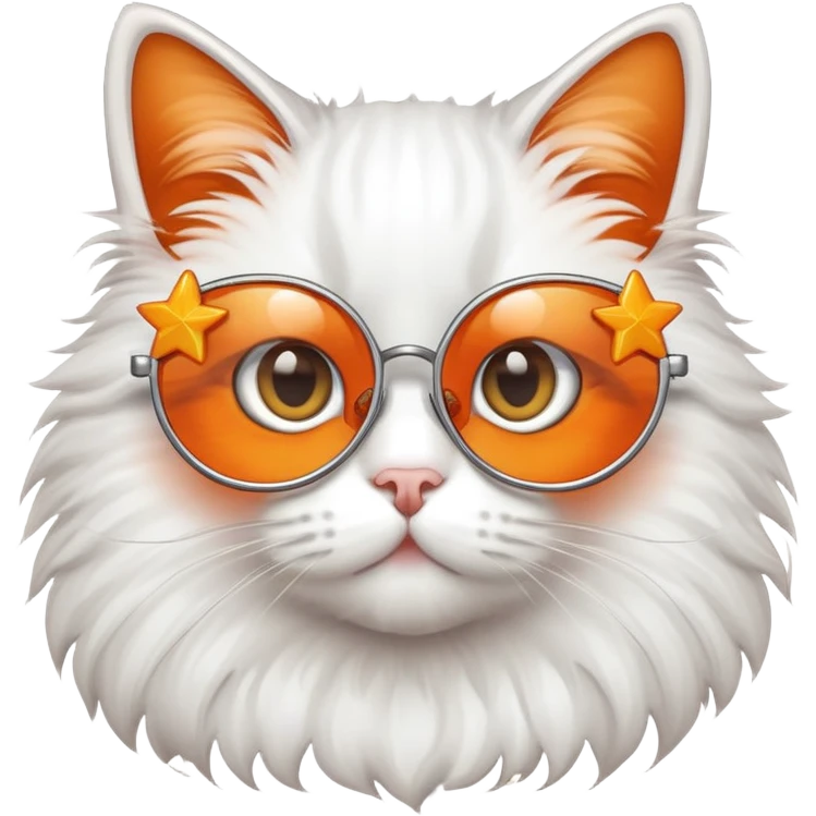 cat with star-shaped glasses emoji