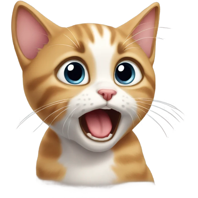 shocked kitten emoji