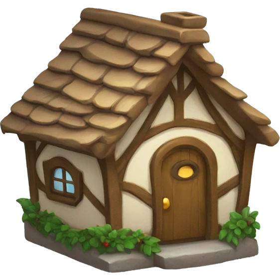 small christmas elf house emoji