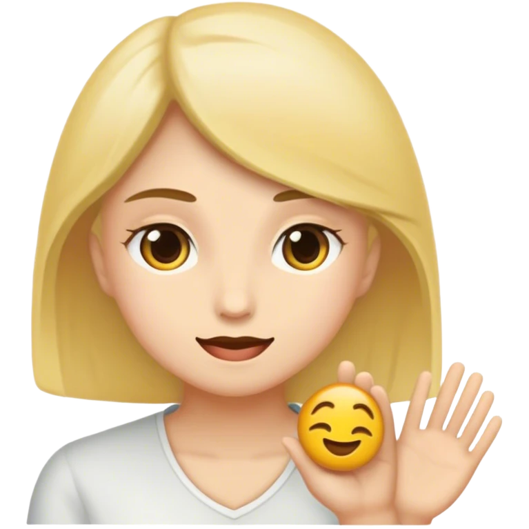 Анимация hej då emoji
