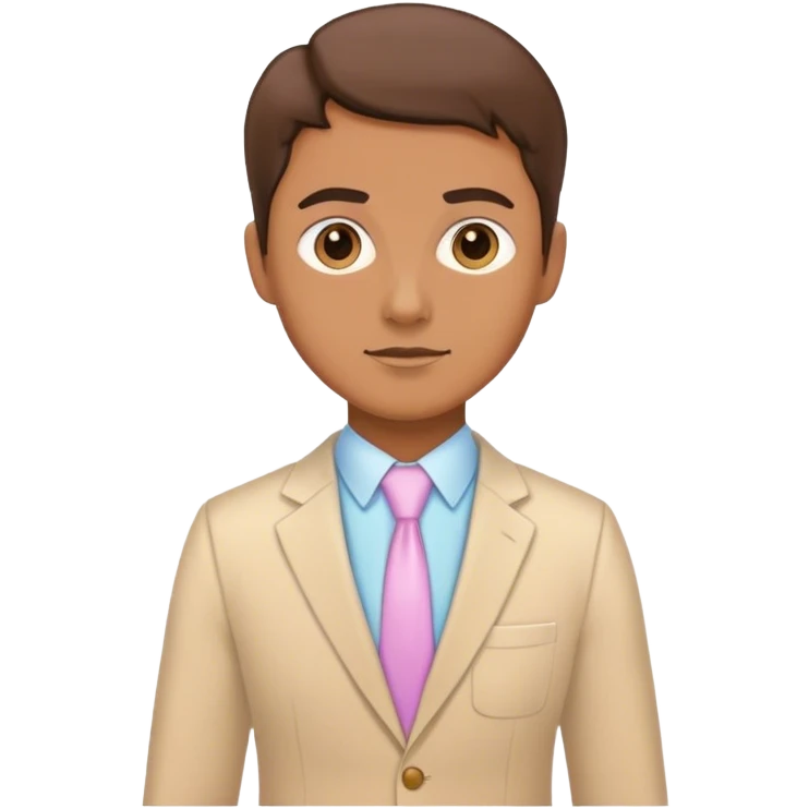teacher in a pastel suit emoji