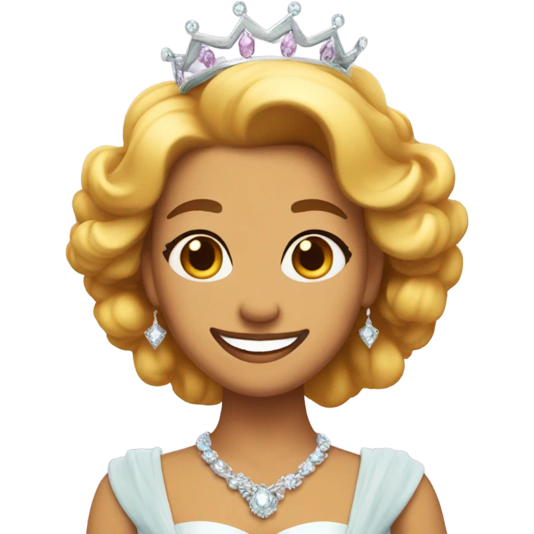 Queen in good weather emoji