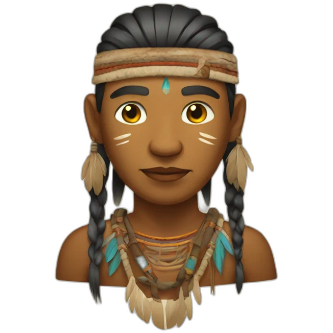 amerindian shaman emoji