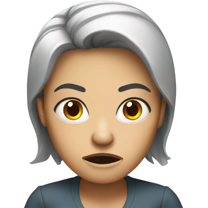 Woman angry  emoji