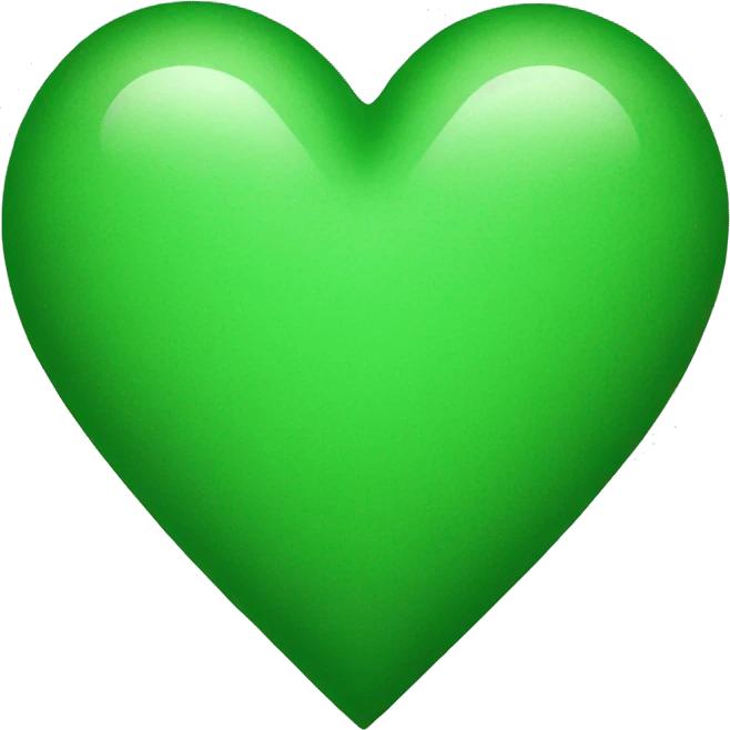 Green heart emoji