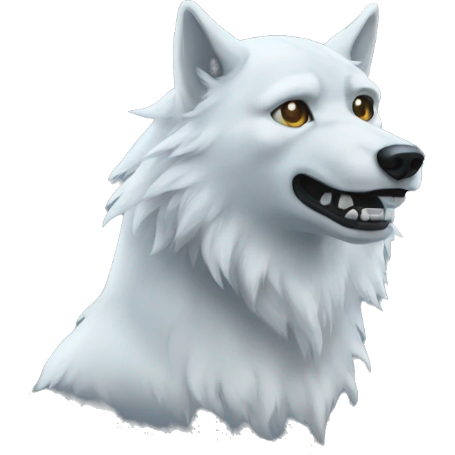 ghost + wolf emoji