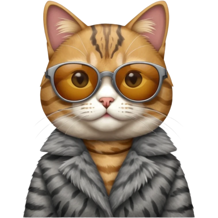 Cat wearing sunglasses emoji