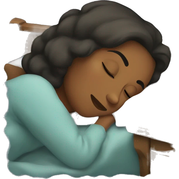 women sleeping emoji
