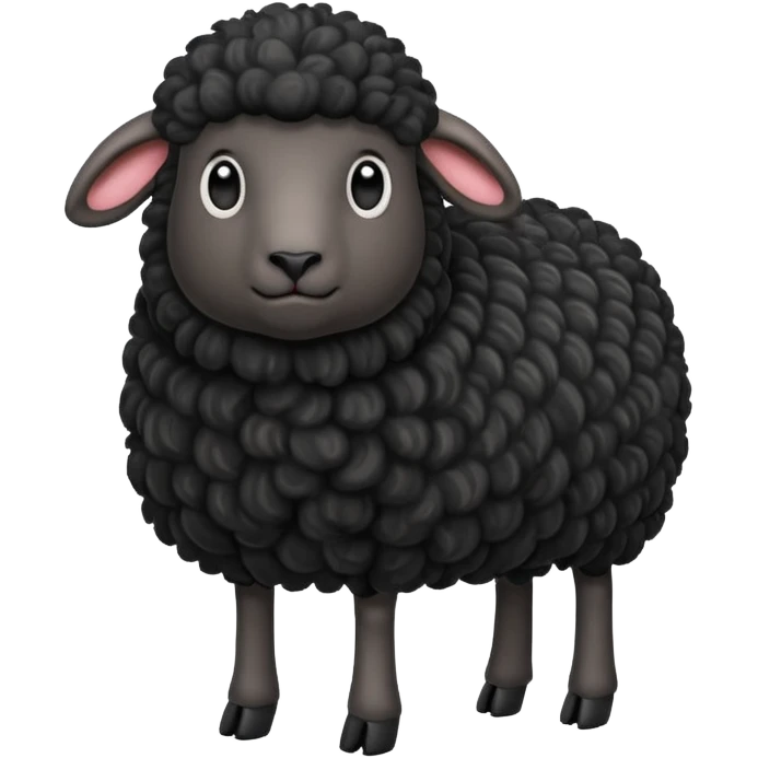 Black sheep emoji