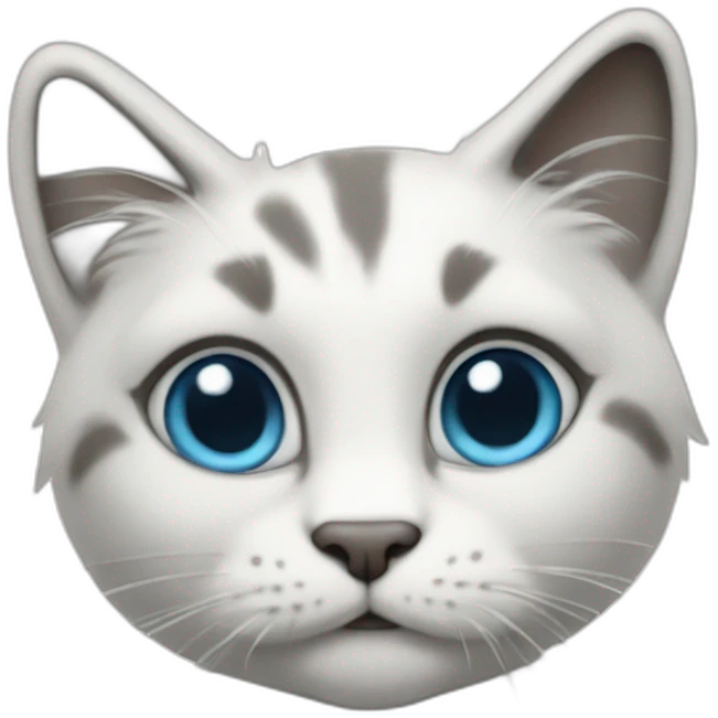 full body shot of smurf cat emoji
