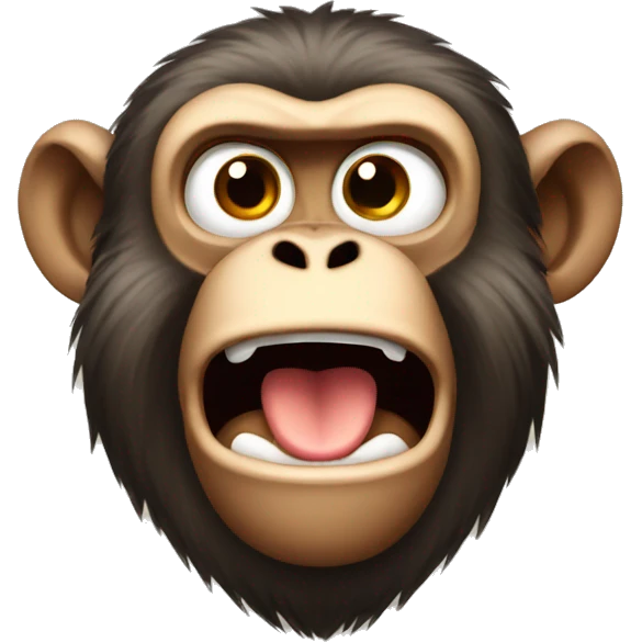 shocked monkey emoji