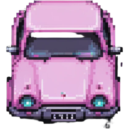 pink gothic car emoji