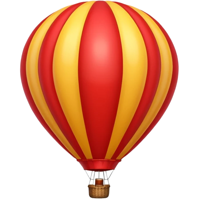 red hot air balloon emoji