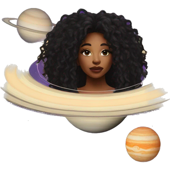 SZA on Saturn emoji