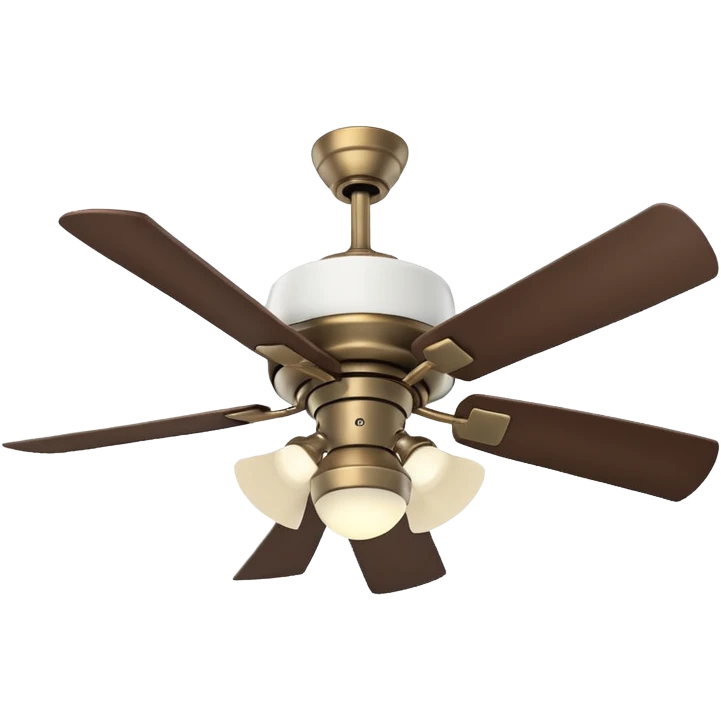 Five blade ceiling fan  emoji