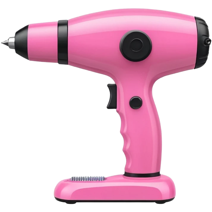 Pink nail drill emoji
