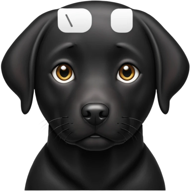 Black Labrador emoji