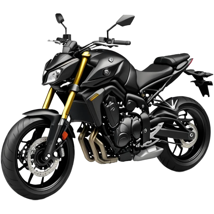 Yamaha MT09 motorcycle emoji