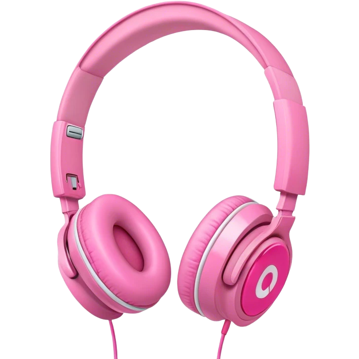 Auriculares rosas,iphone emoji