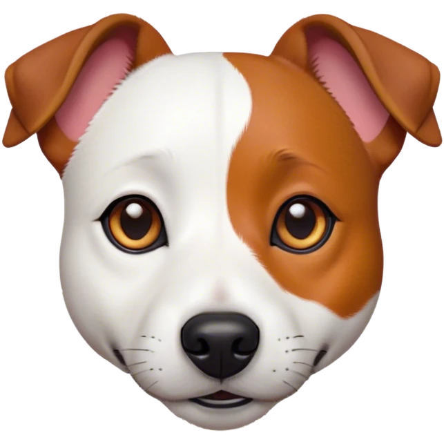 Cinematic Noble Jack Russell Terrier Portrait Emoji, Poised and spirited, with a compact, agile build in rich, warm tones, bright, alert eyes, perky ears, and a determined, lively expression, Simplified yet sharp and sophisticated features, highly detailed, glowing with a warm, natural luminescence, high shine, intelligent and resilient, stylized with an air of energetic authority, focused and alert, soft glowing outline, capturing the essence of a watchful and confident Jack Russell Terrier that appears ready to bound out of the screen with effortless energy! emoji