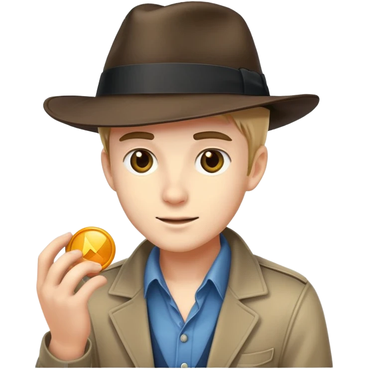 Gamer boy tipping his fedora hat emoji