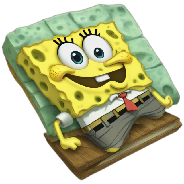 mind blown SpongeBob emoji