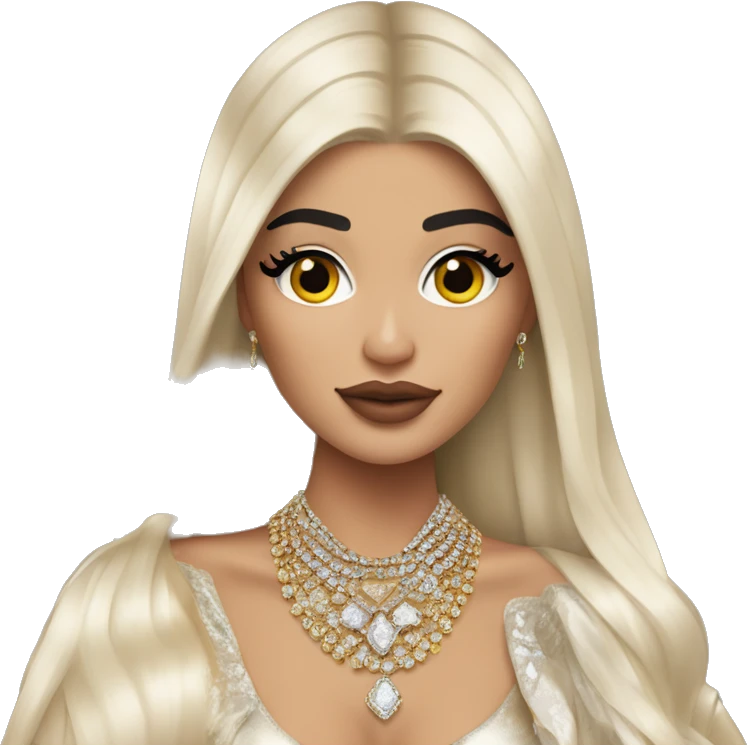 Kylie Jenner Princess with jewellery emoji