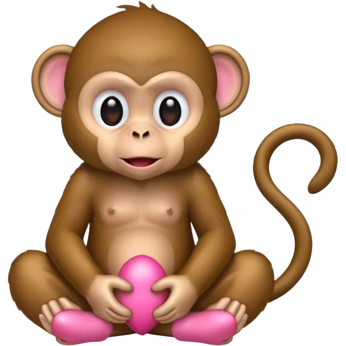 Monkey with his anus emoji