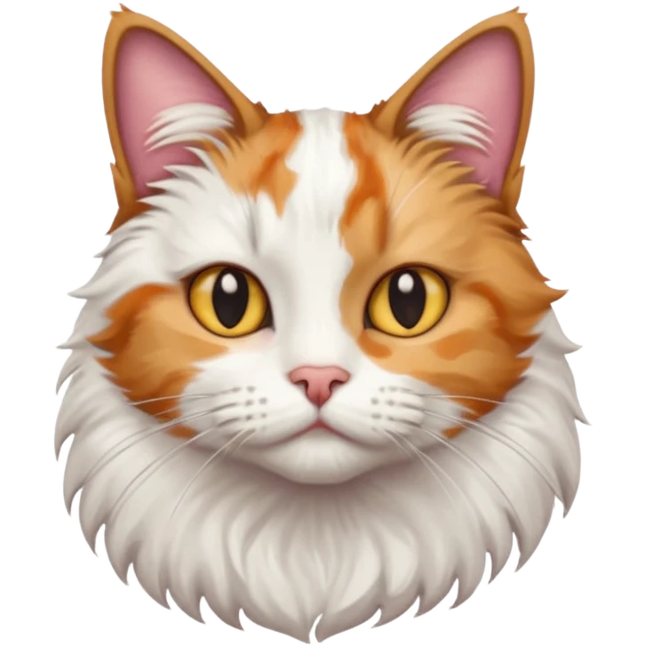 cat in white t-shirt emoji