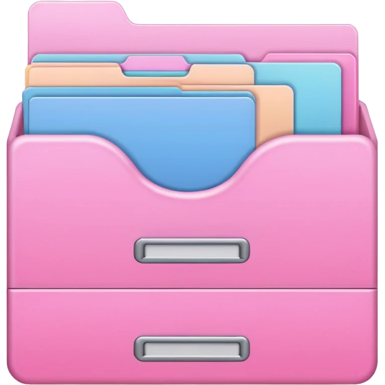 pink app drawer folder emoji