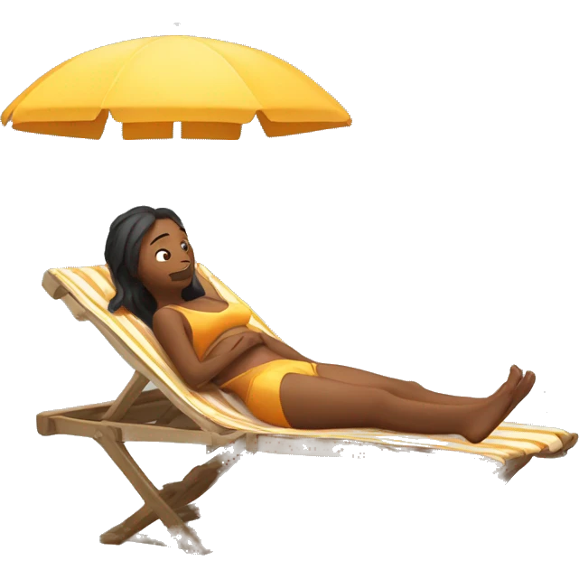 Tarinyada sunbathing emoji