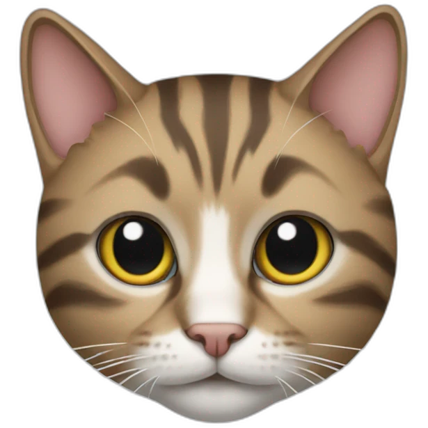 Cat with mini ears emoji
