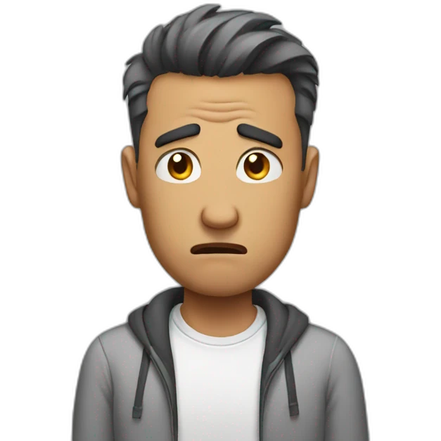 FRUSTRATED  MAN emoji