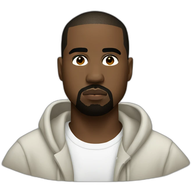 Kanye west white emoji