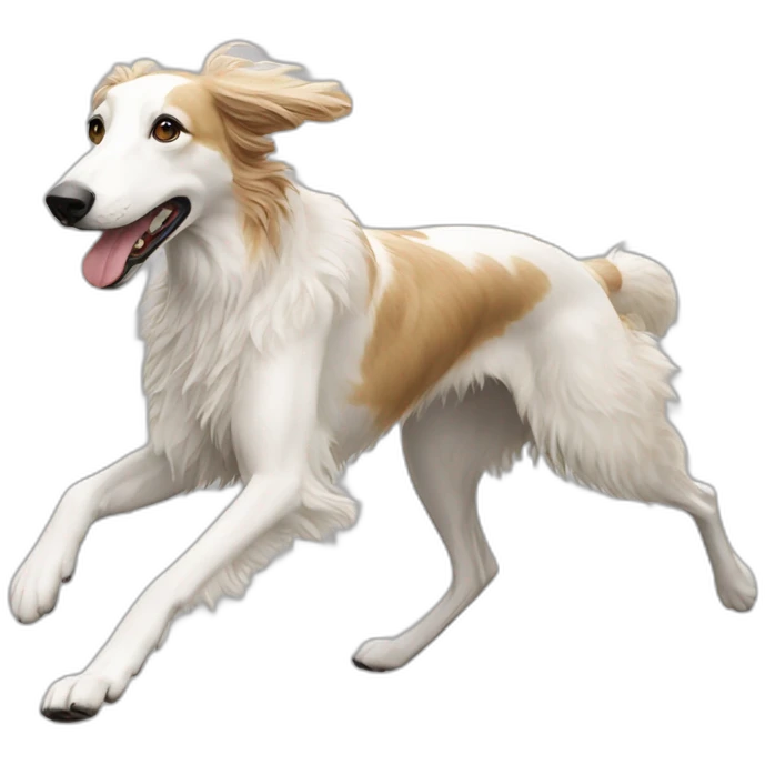 running borzoi emoji
