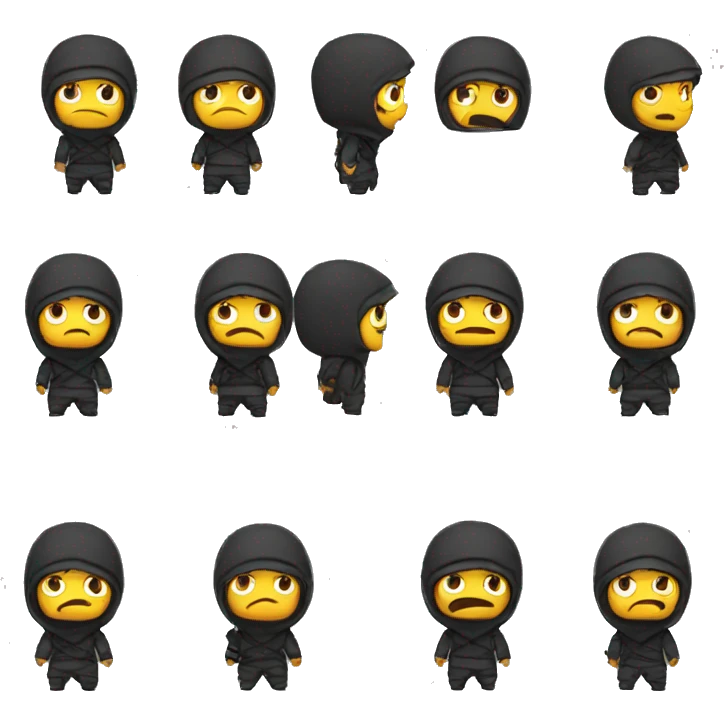 confused ninja emoji