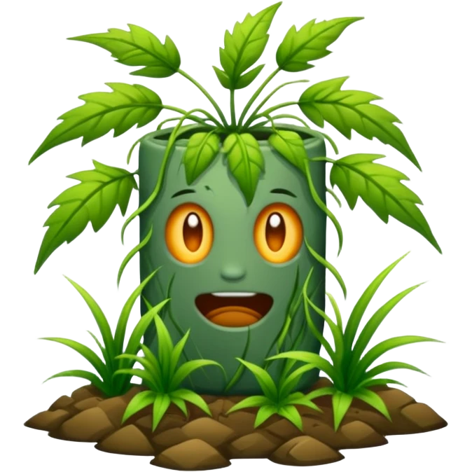 ugly weeds emoji