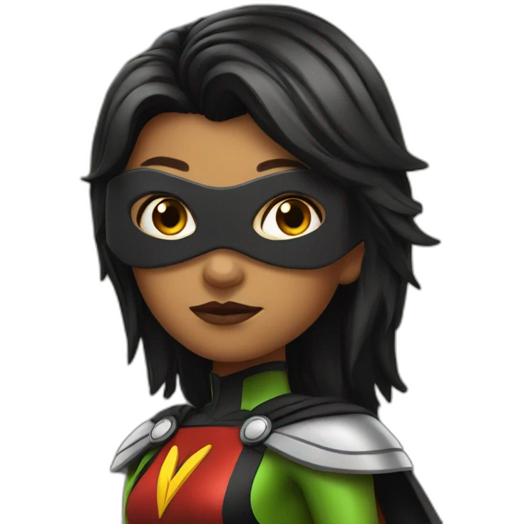 robin superhero girl emoji