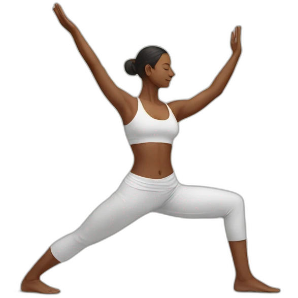 Indian Yoga pose emoji