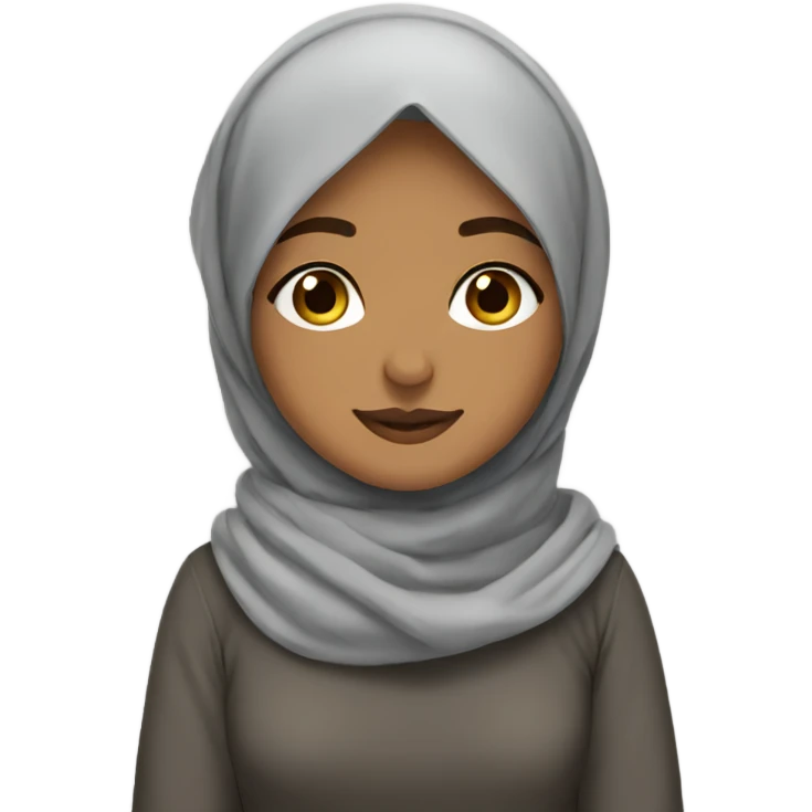 Cozy hijabi girl emoji