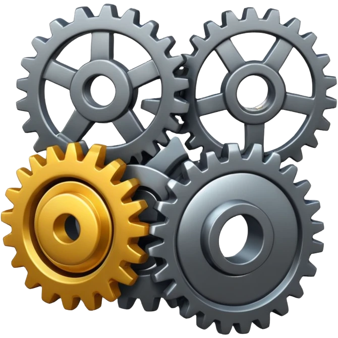 Pignon de mécanique emoji