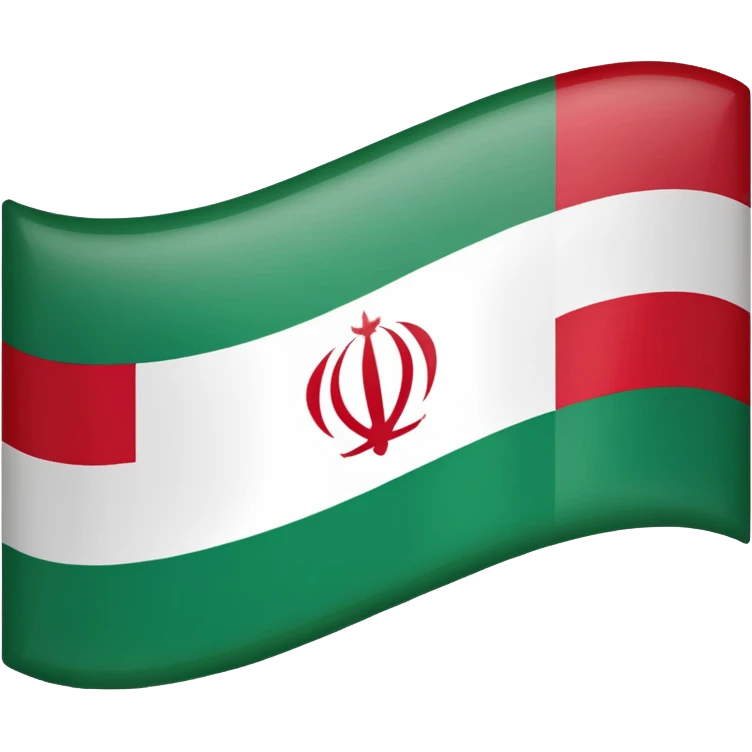 Iran flag but no sign emoji