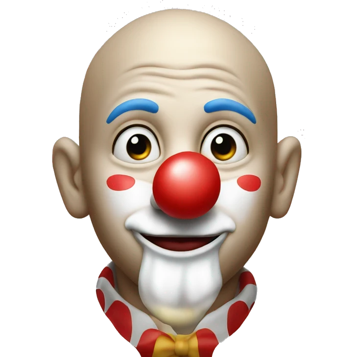 clown blowing kiss emoji