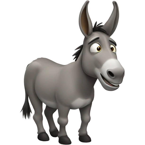Drunken donkey emoji