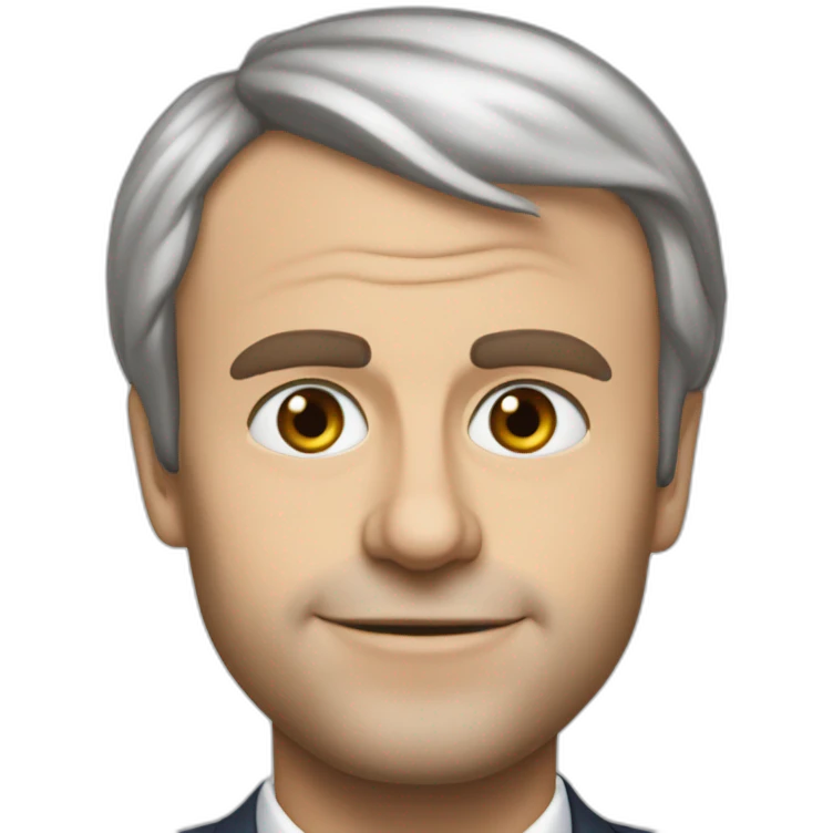Emanuel Macron qui est pas content emoji