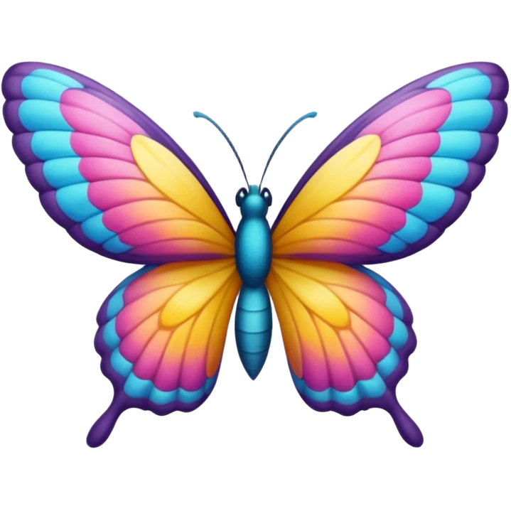 Creación de mariposa emoji
